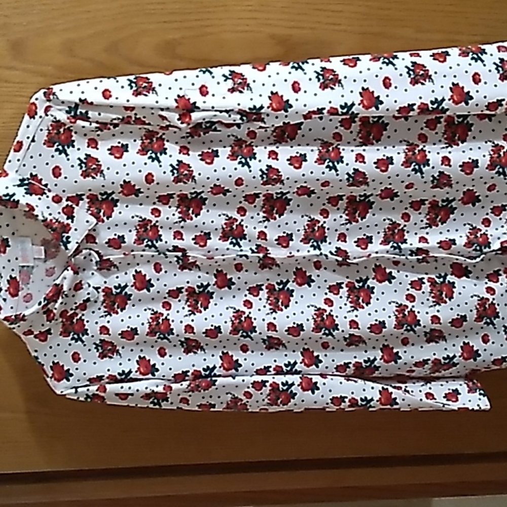 Valentina roses and dots top